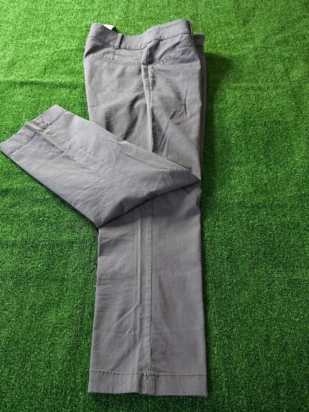 Loft by Ann Taylor Straight Leg Classic Chino Pants Dark Gray Women's Size 6 NWT